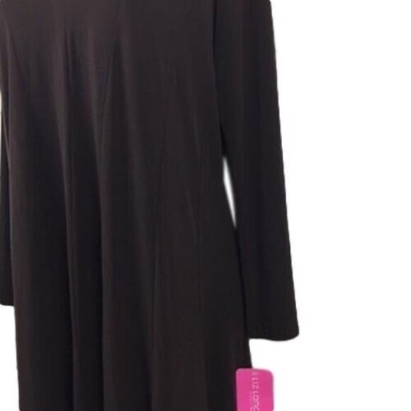 Liz Lange For Target Womens V-Neck A-Line Maternity Dress Brown Size L - Picture 5 of 8